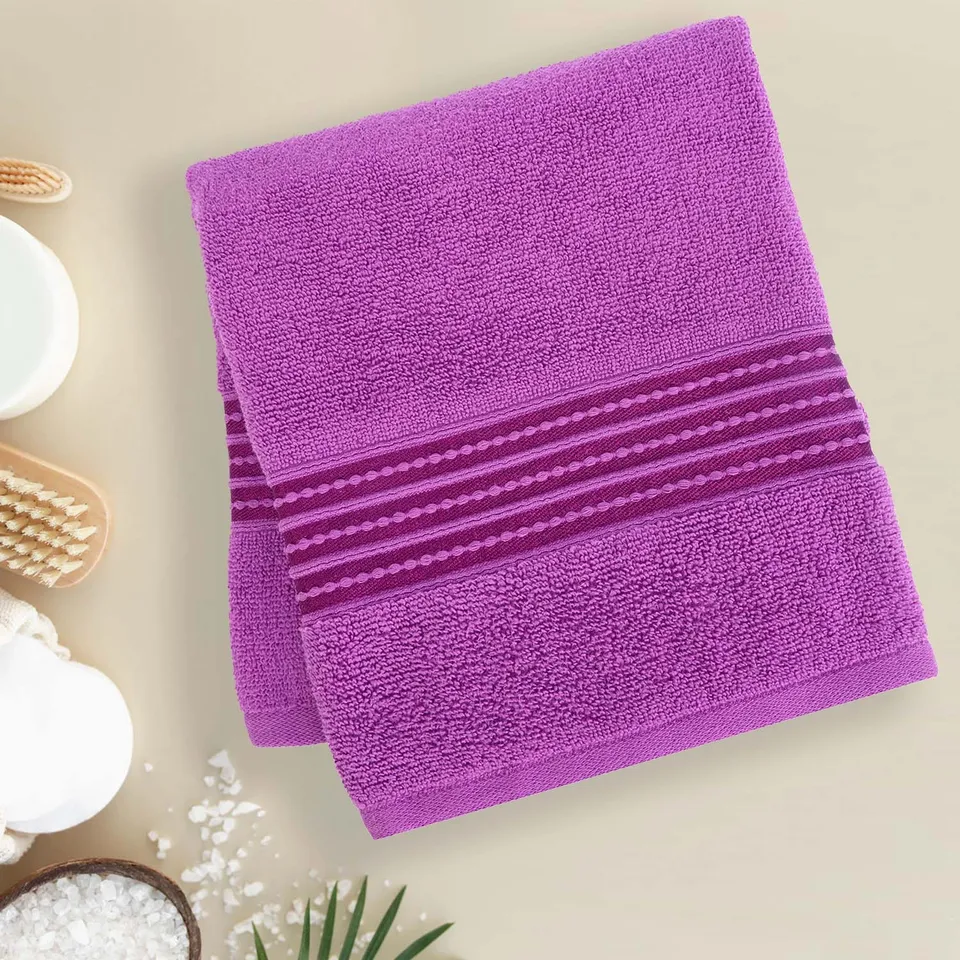 Micro Cotton LuxeDry Soothe Bath Towel - Purple media 1