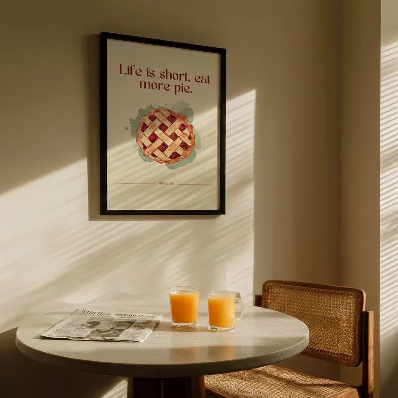 Crust Confession Archival Canvas Wall Art - Black media 5