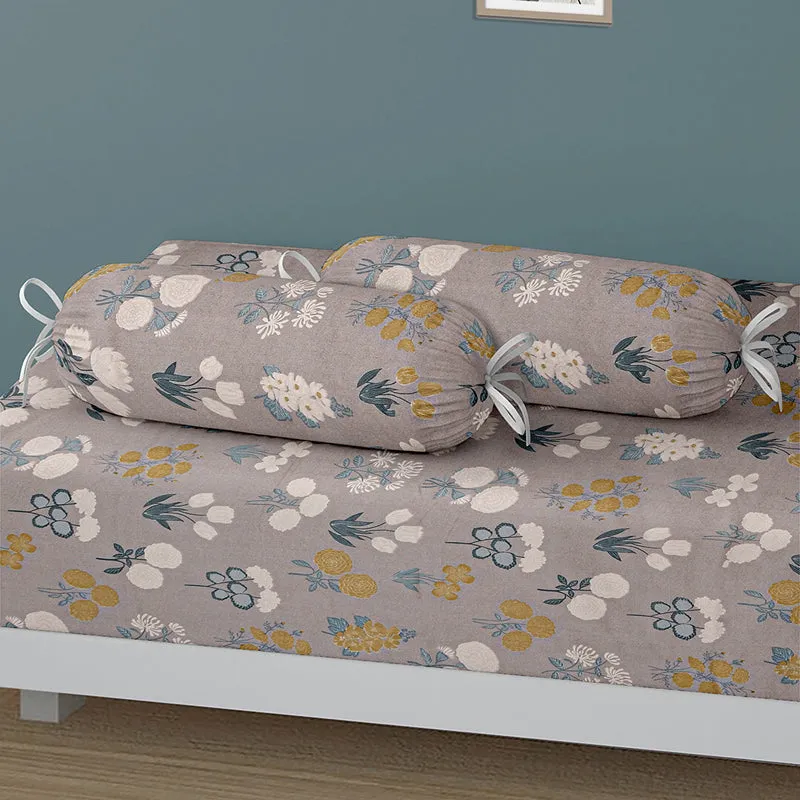 Neutral Nature Diwan Set - Six Piece Set media 3