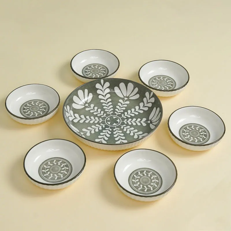 Rana Floral Bowl (150 ML/ 850 ML) - Set Of Seven media 4