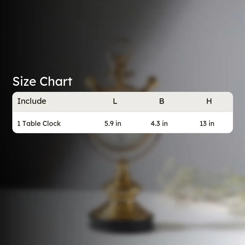 TickLine Table Clock - Gold media 9