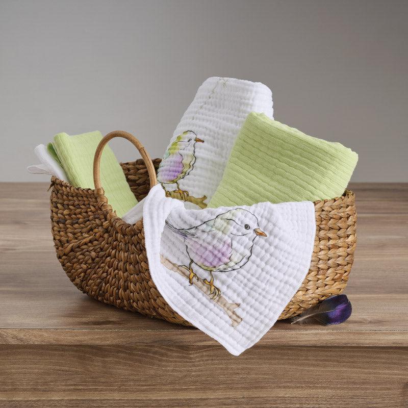 Soft Green Towel Set & Tote Bag - Seven Piece Set media 3