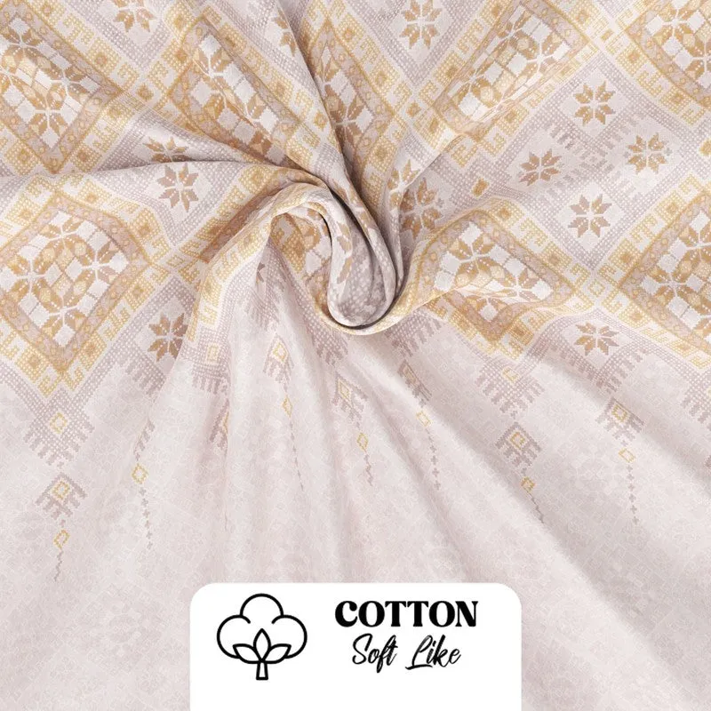 Arlyn Bedsheet (Beige) - 115 GSM media 6