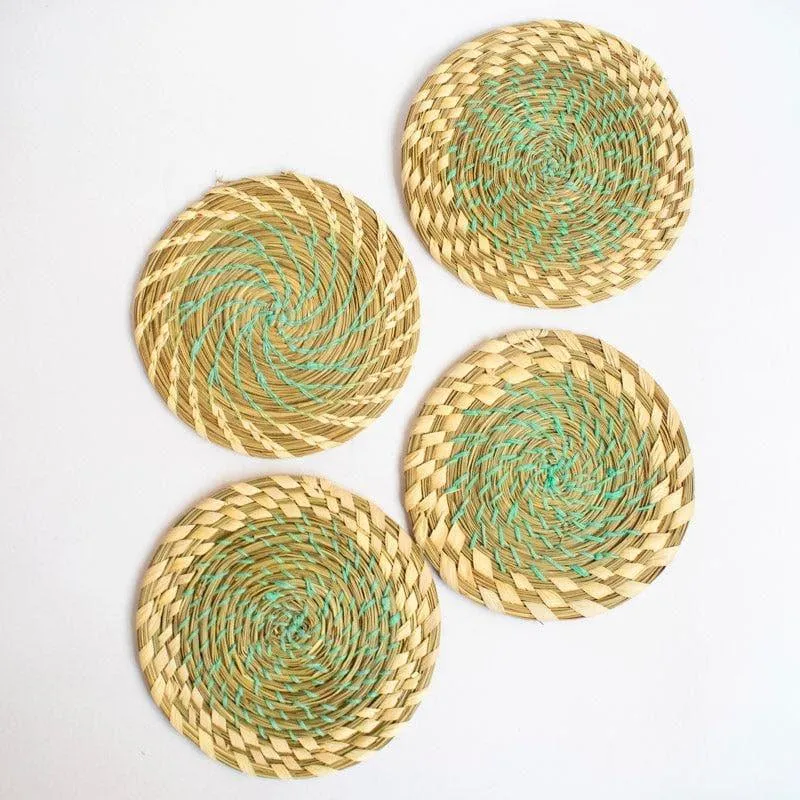 Heath Natural Fiber Coaster - Set Of Four media 1