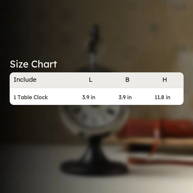 TimeLuxe Table Clock - Silver media 7