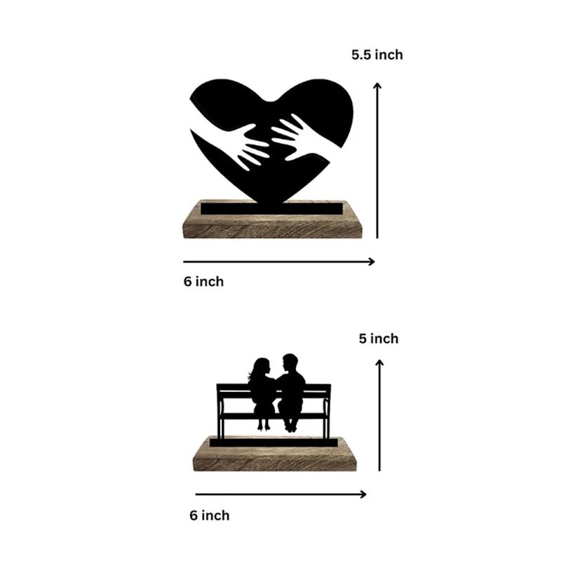 Everlong Affection Showpiece - Set Of Two media 7