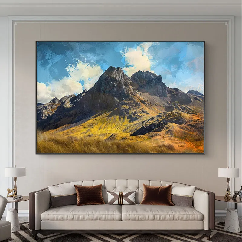 Mountains Of Vale Wall Painting media 1