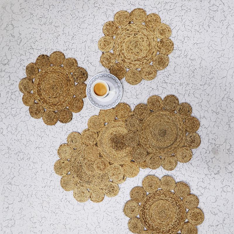 Norro Jute Round Placemat - Set Of Six