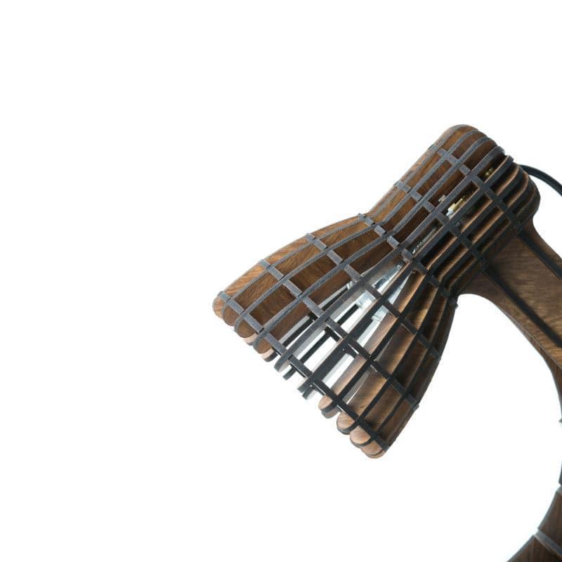Cora Wooden Table Lamp - Brown media 5