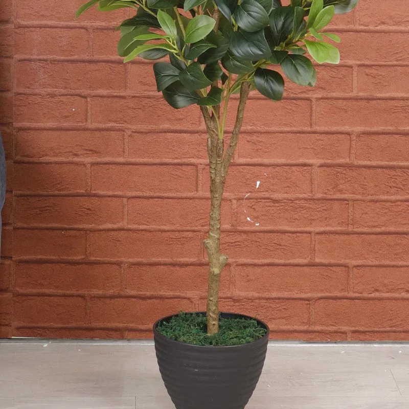 Peperomia Artificial Plant Without Pot - 3.9 Feet media 4