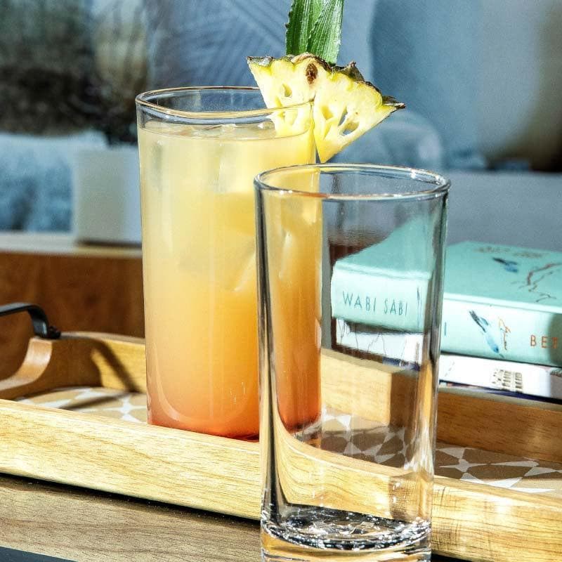 Troopee Straight Glass Tumbler (300 mL Each) - Set Of Six media 4