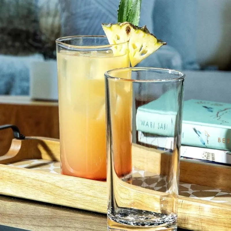 Troopee Straight Glass Tumbler (300 mL Each) - Set Of Six media 4