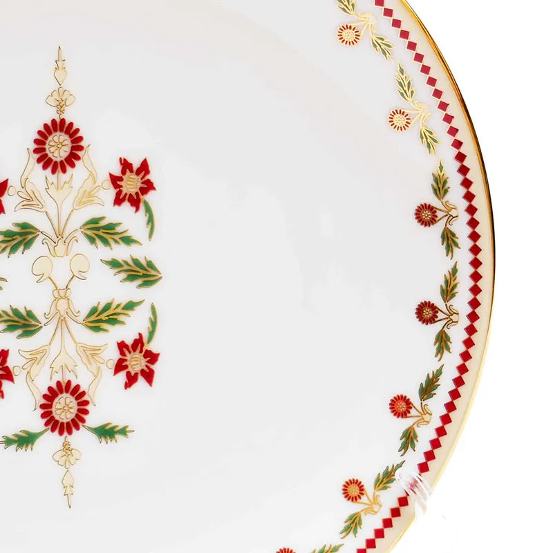 Gilded 24k Gold Brushed Porcelain Dinner Set - 33 Piece Set media 11
