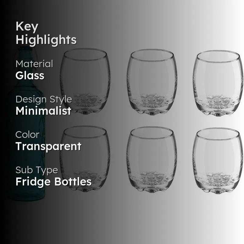 Dorian 1000 mL Water Bottle With 270 mL Glasses - Seven Piece Set media 2
