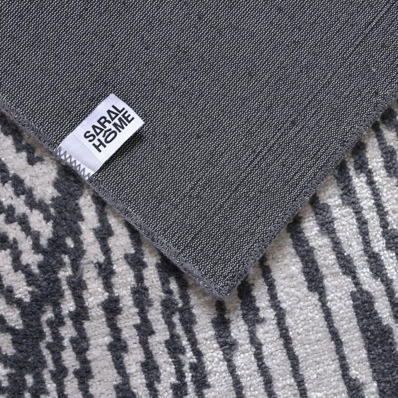 Kera Soft Pile Anti-Skid Carpet - Grey media 4