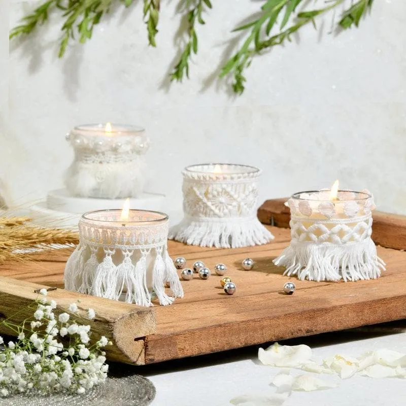 Nazakat- Set of 4 Scented votive candles media 3