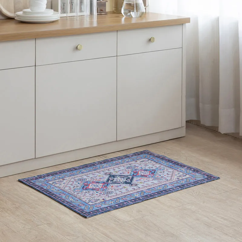Kaelis Cotton Door Mats - Blue media 5