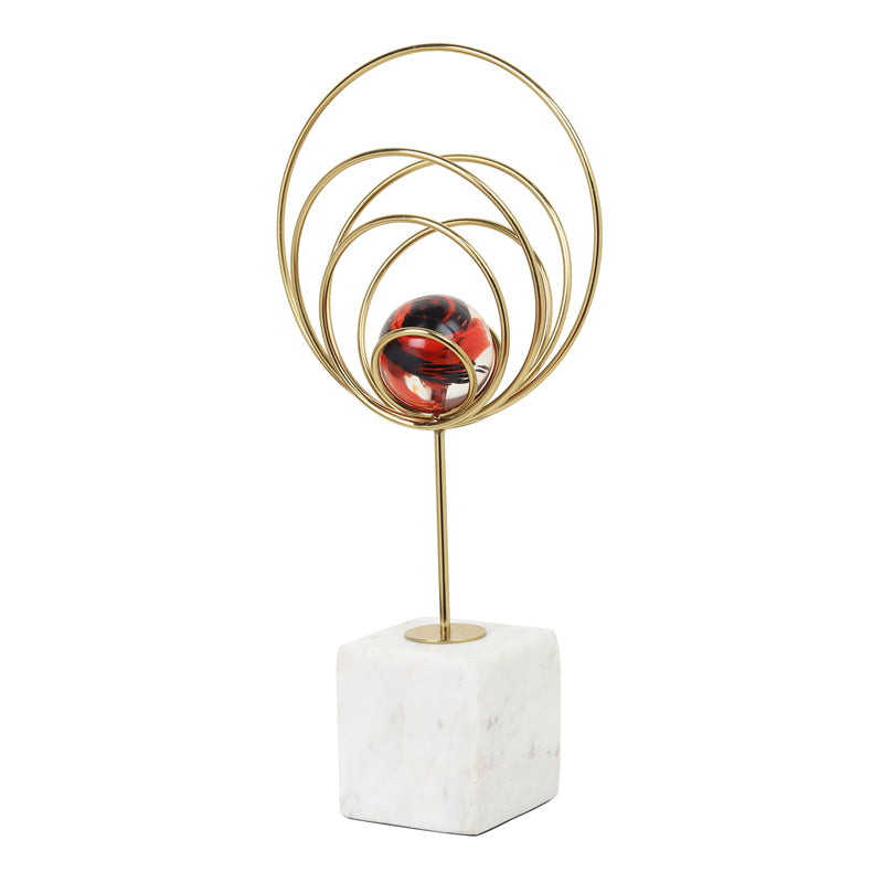 Crystal Misania Showpiece - Gold media 3