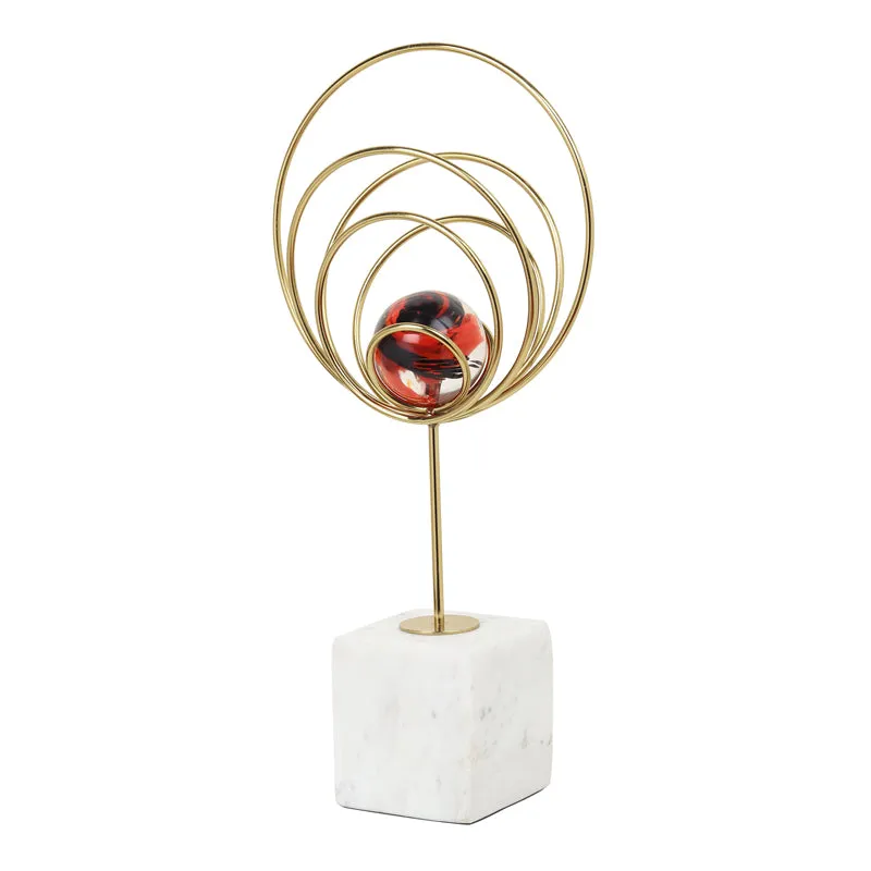 Crystal Misania Showpiece - Gold media 3