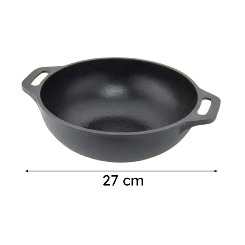 Sequoia Seasoned Cast Iron Kadhai - 1000 mL media 7