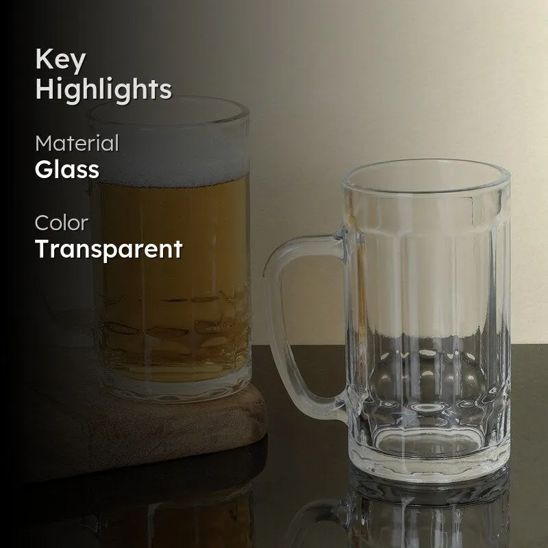 Vernon Beer Mug (400 ML) - Set Of Two media 2