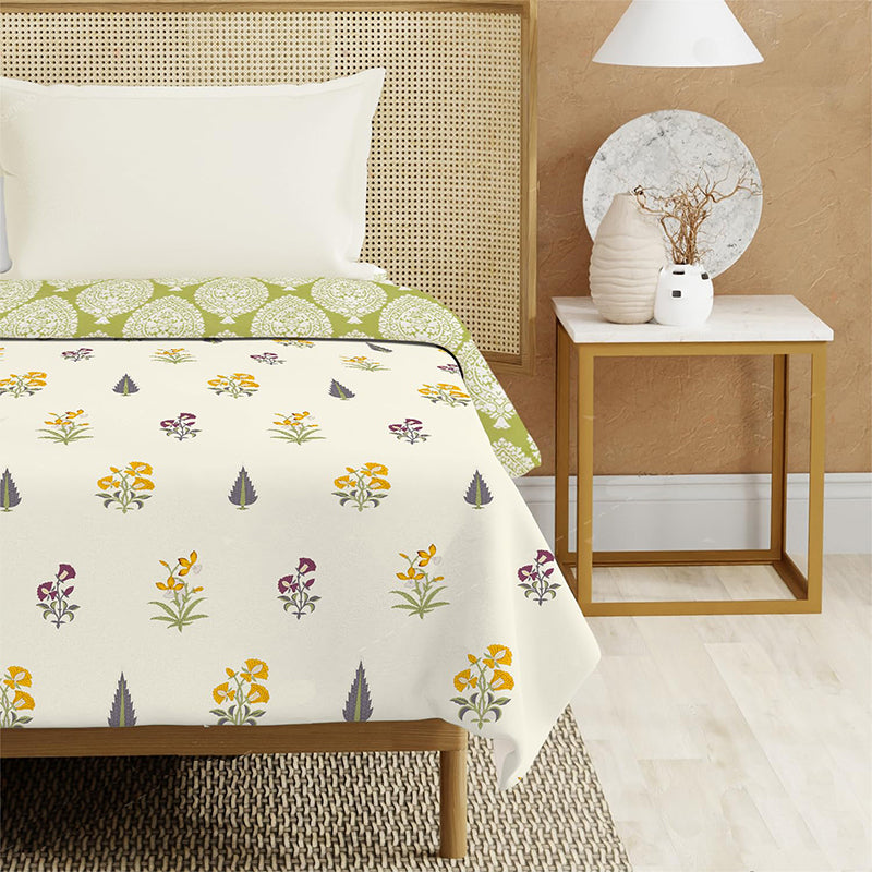 Urban Space High Garden Reversible Dohar - Yellow media 4