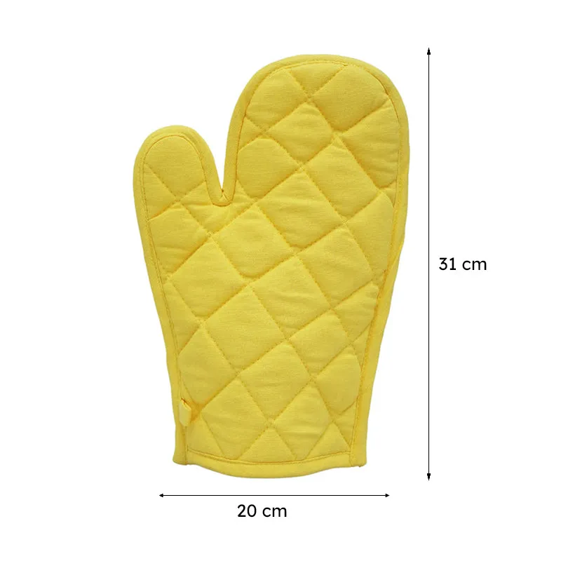 Swayam Garde Kitchen Gloves (Yellow) - Set Of Two media 9