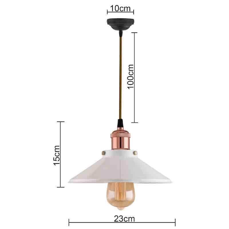 Indak Glow Metal Ceiling Lamp- White media 5