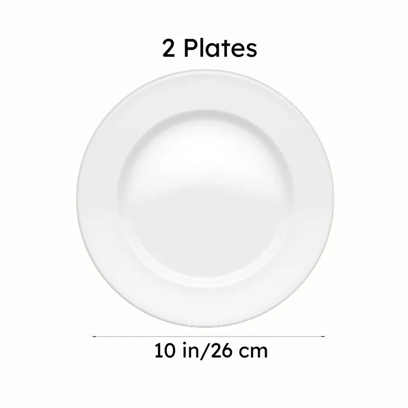 Coastal Cottage Handpainted Ceramic Dinner Plate - Set Of Two media 5