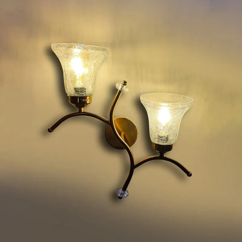Aurelia Glow Twin Glass Wall Lamp - Transparent media 5