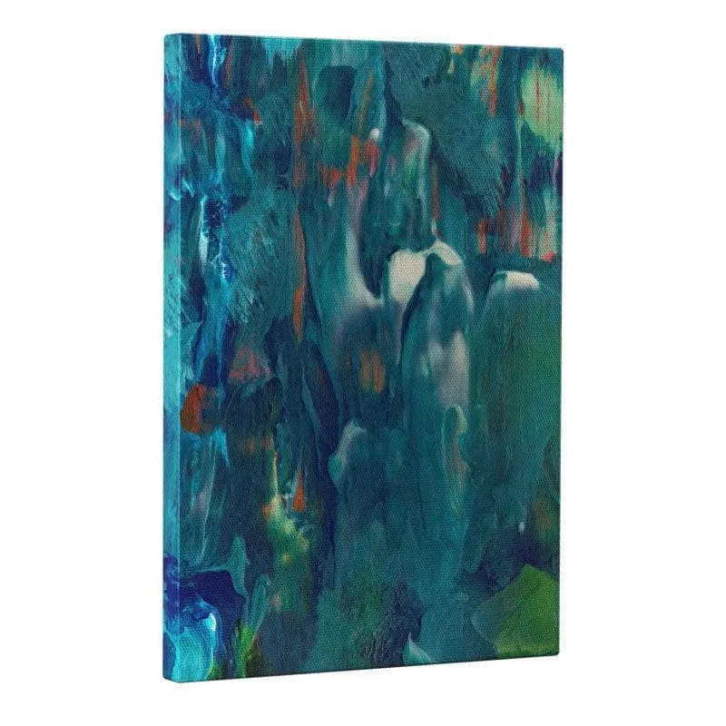 Coastal Abstract Canvas Wall Painting - Gallery Wrap media 3
