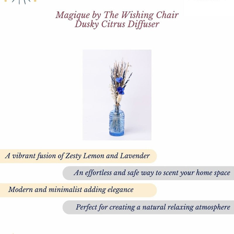 Magique by The Wishing Chair Dusky Citrus Diffuser media 6