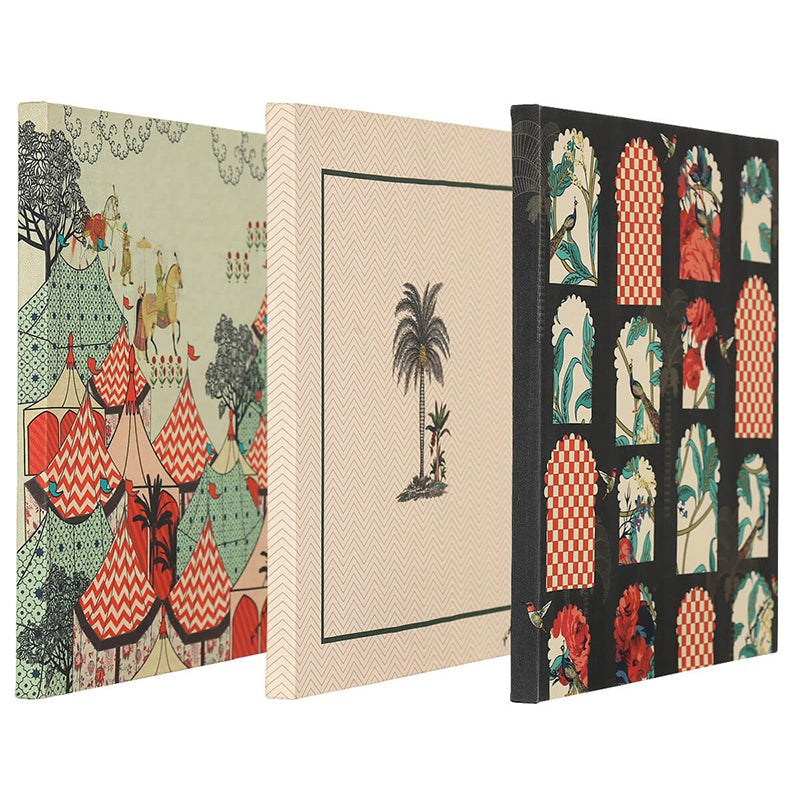 India Circus Moroccan Mirage Canvas Wall Art - Set Of Three media 4