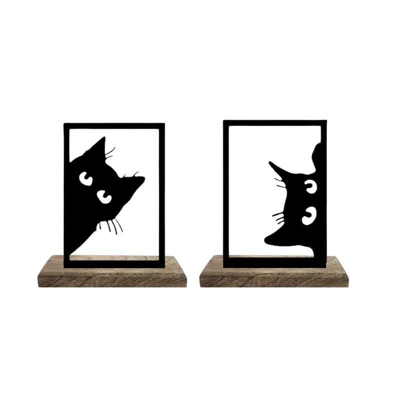 Peek (A - Meoow Showpiece) - Set Of Two media 4