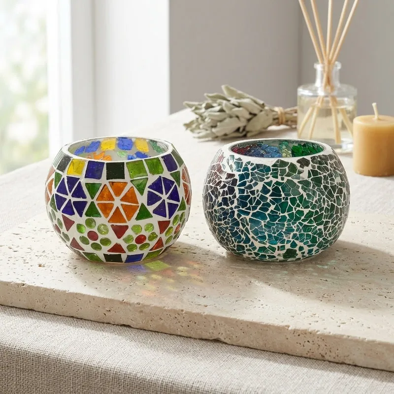 Hasthana Tealight Candle Holder - Set Of Two media 1