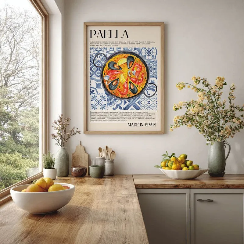 Paella Archival Canvas Wall Art - Brown media 5