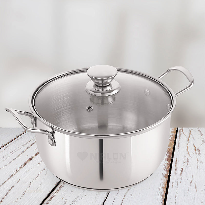 Nirlon Cooking Pot With Lid - 1500 ML/6 Inches media 3