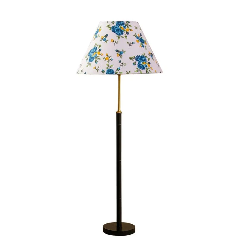 Golden Ray Wooden Floor Lamp - Blue media 5