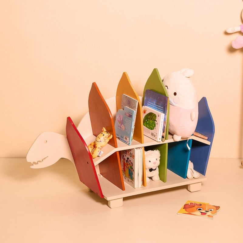 Jurassic Kids Wood  Book Organizer media 5
