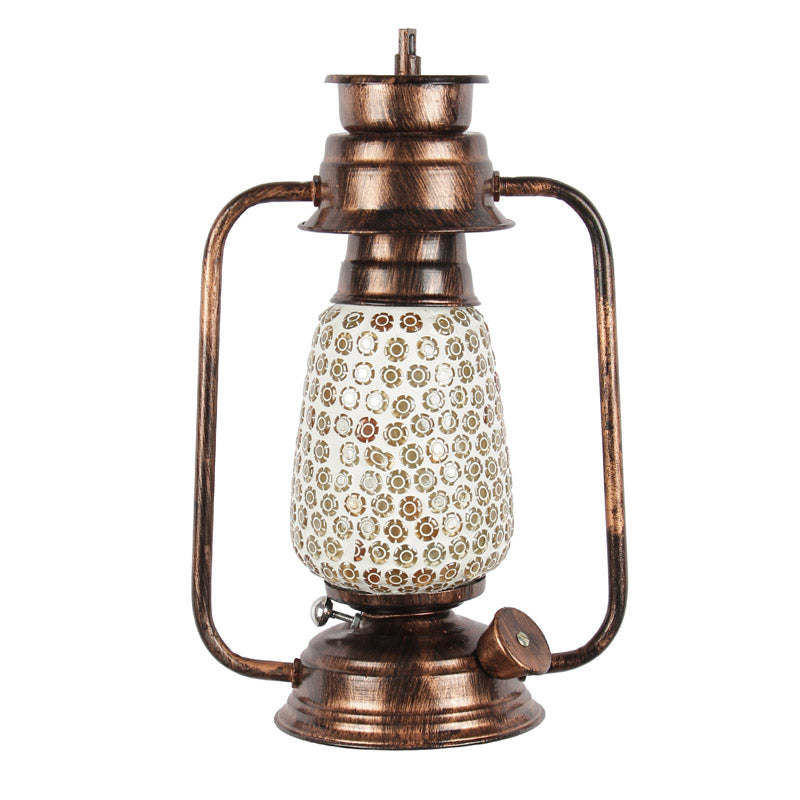 Navina Mosaic Lantern Iron Wall Lamp - Copper media 5