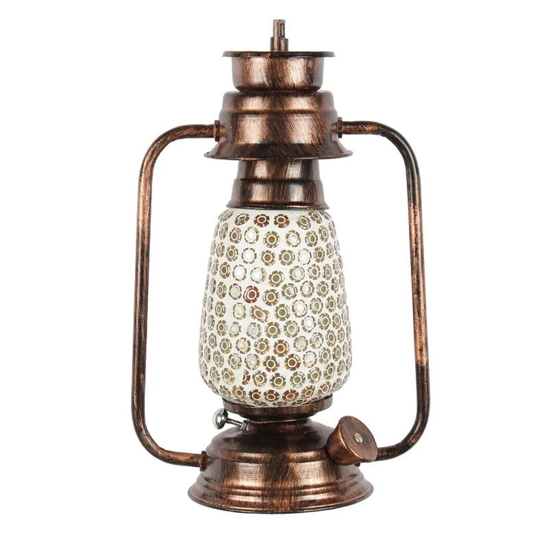 Navina Mosaic Lantern Iron Wall Lamp - Copper media 5