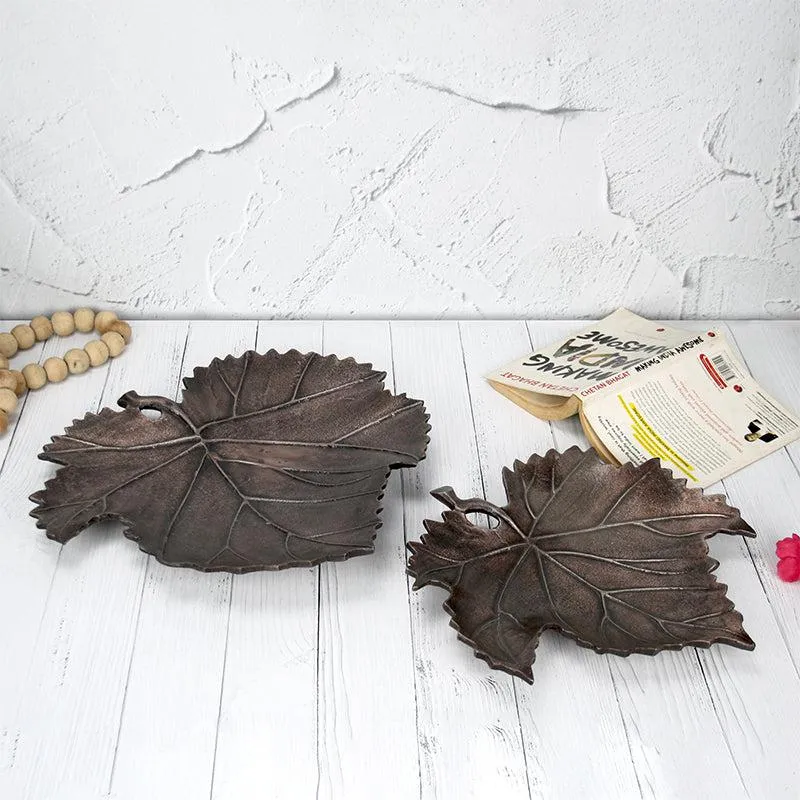 Maple Muse Accent Tray (Brown) - Set Of Two media 1