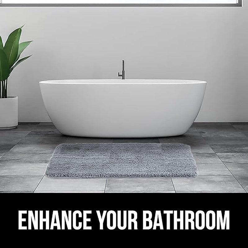 BathEase Anti Skid Bath Mats - Grey media 5