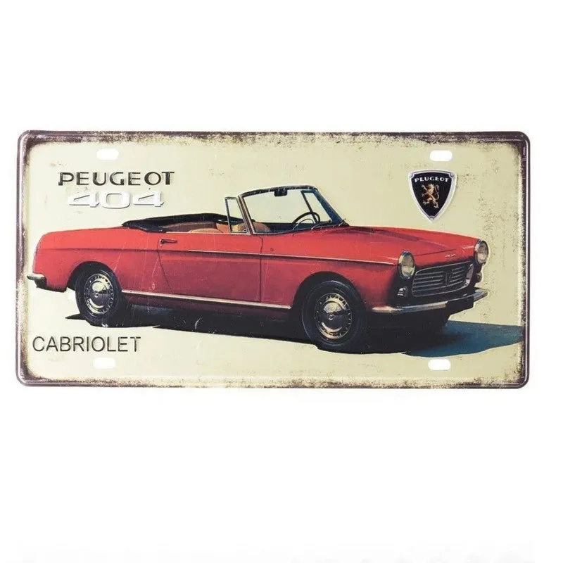 Peugeot 404 Metal Wall Accent media 3