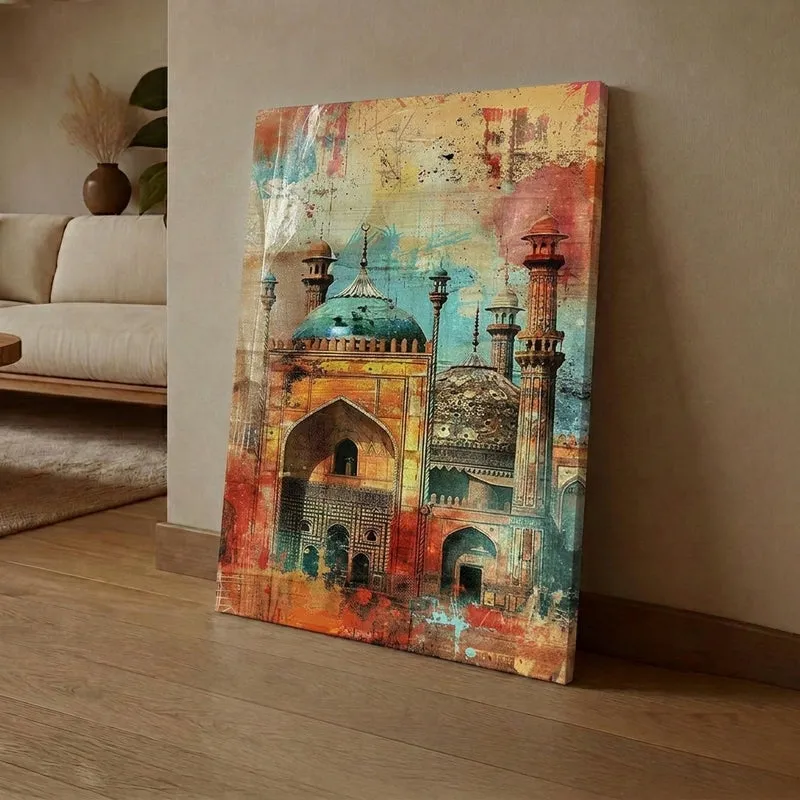 Mehal-E-Rang Canvas Traditional Wall Art media 1
