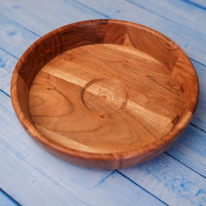 Grain Glow Sushi (Wood,Ceramic) Platter - Two Piece Set media 7
