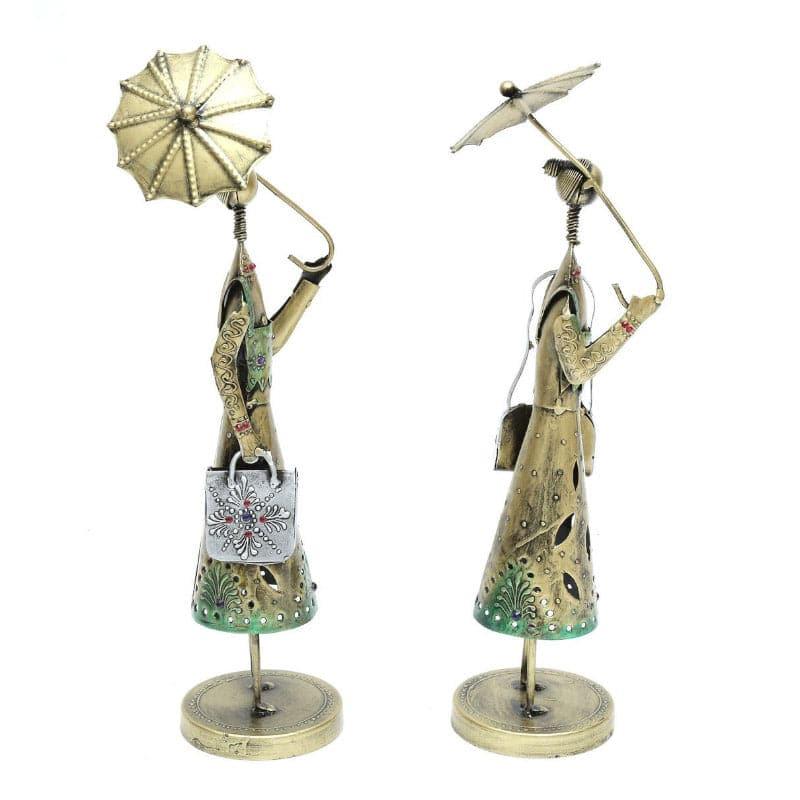 Jarga Tribal Couple Showpiece - Set Of Two media 4
