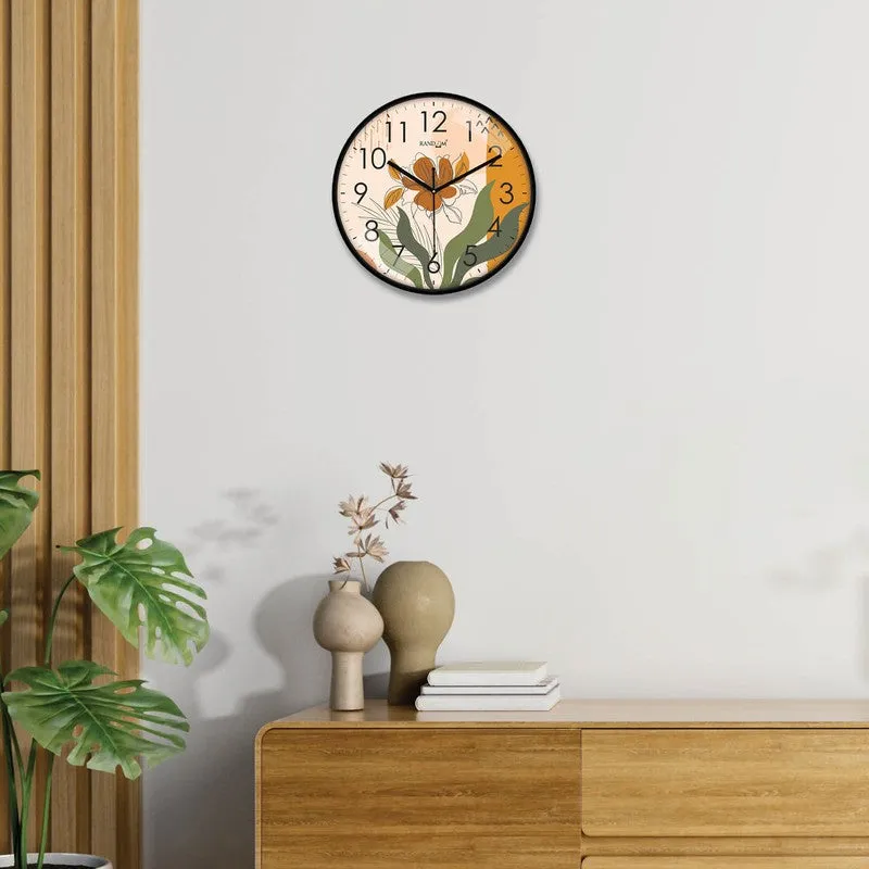 Sunleaf Round Analog Wall Clock - Multicolor media 4
