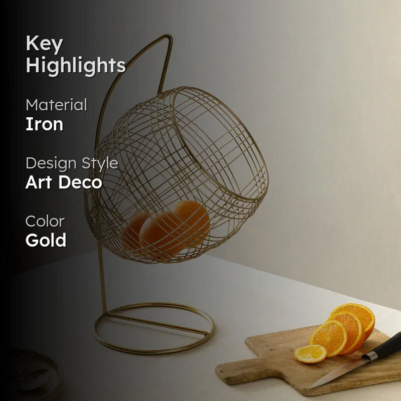 Delice Fruit Basket - Gold media 2
