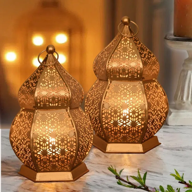 AuraFlicker Versatile Candle Holders (Copper) - Set Of Two media 1